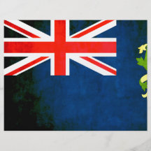 Colorful Contrast PitcairnianFlag Full Color Flyer