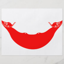 Colorful Contrast Rapa NuianFlag Flyer Design