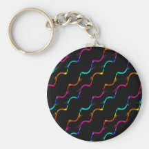 Colorful Curls Keychain