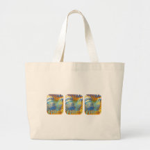 Colorful Curves Tote Bags