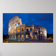 Colosseum an der Dämmerung Posterdrucke