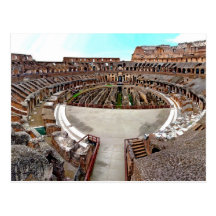 Colosseum in Rom, Italien Postkarte