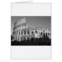 Colossium Schwarzweiss Grußkarten