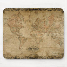 Coltons antike Karte Mousepad