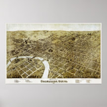 Columbus, Ohio 1872 Plakate