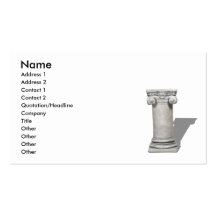 ColumnStrong060910Shadow, Name, Adresse 1, Addr… Visitenkarten Vorlagen