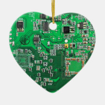 Computer-Aussenseiter-Leiterplatte - Grün Weihnachtsbaum Ornament