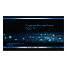 Computer-Geschäfts-Visitenkarte