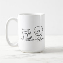 Computer-Typ Meme - Becher Teehaferl