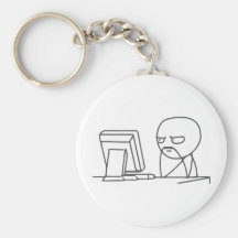 Computer-Typ Meme - Keychain Schlüsselbänder