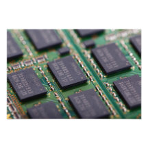 Computerspeicher-Chips Fotografische Drucke
