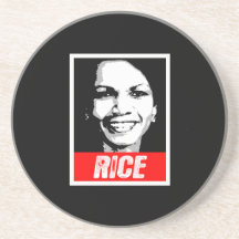 CONDOLEEZZA RICE-TINTEN-BLOCK GETRÄNKE UNTERSETZER