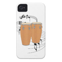 Conga-Trommeln iPhone 4 Etuis