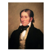 Congressman Davy Crockett by Chester Harding Postcards