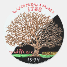 Connecticut-Aufkleber