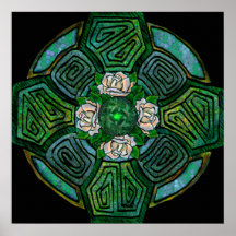 Connemara Kreuz-Druck Plakatdruck