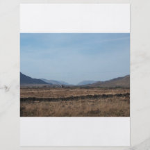 Connemara Landschaft Vollfarbige Flyer