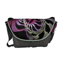 Coole abstrakte Fraktal Botetasche Kuriertasche