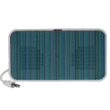 Coole blaue Streifen 2 Tragbare Speaker