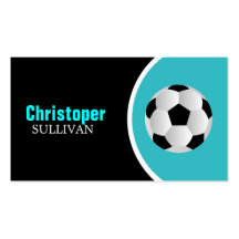 Coole Fußball-Ball-Geschäfts-Karten Visitenkarten Vorlagen