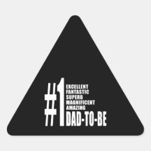 Coole Geschenke für zukünftige Vatis: Vati der Nr. Sticker