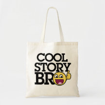 Coole Geschichte Bro Leinentasche