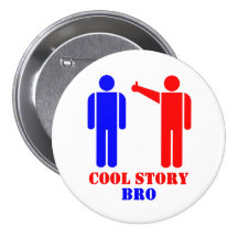 Coole Geschichte Bro Theorie Anstecknadelbuttons