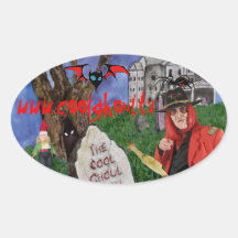 Coole Ghoul-Aufkleber