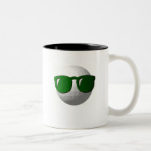 Coole Golf-Ball-Entwurfs-Kaffeetasse