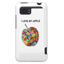 coole Handy Hülle mit Collage Apfel Vivid/Raider Hüllen