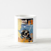Coole japanische legendäre Heldkrieger-Samuraikuns Teetasse