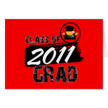 Coole Klasse von Absolventen 2011 Grußkarten