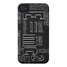 Coole metallische Wissenschafts-Massengleichwertig iPhone 4 Case-Mate Hüllen