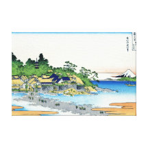 Coole orientalische Japaner Hokusai Fuji Ansichtla Leinwanddrucke