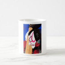 Coole orientalische Japaner Kagekiyo Tätowierung Tasse