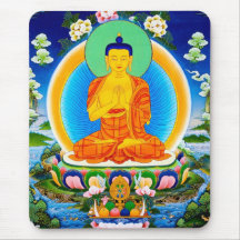 Coole orientalische tibetanische thangka Gott-Täto Mousepads