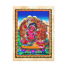Coole orientalische tibetanische thangka Tätowieru Leinwanddruck