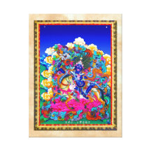 Coole orientalische tibetanische thangka Tätowieru Gespannte Galerie Drucke