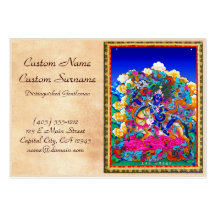 Coole orientalische tibetanische thangka Tätowieru Visitenkarte