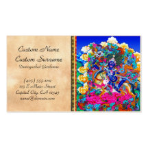 Coole orientalische tibetanische thangka Tätowieru Visitenkarte