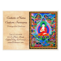 Coole orientalische tibetanische thangka Tätowieru Visitenkarten
