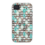 Coole retro Discomusterillustration iPhone 4 Cover