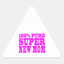 Coole rosa Geschenke 4 junge Mütter: Superjunge Mu Sticker