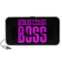 Coole rosa Geschenke für Chefs: Weltcoolster Chef Speaker