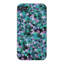 Coole Türkis-Sternchen-Vereinbarung - schaukeln Si iPhone 4 Hülle