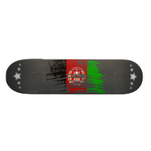 Cooler afghanischer Flaggenentwurf Skateboarddecks