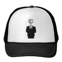 cooler anonymer Mannhut Mütze