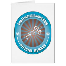 Cooler Exterminators-Verein Karten