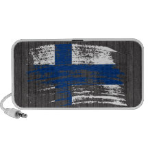 Cooler finnischer Flaggenentwurf iPhone Lautsprecher