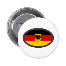 Cooler Flaggenentwurf Deutschland! Buttons